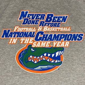Florida Gators 2006/2007 National Championship “Never Been Done Before” Shirt